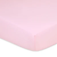 The Peanutshell Fitted Crib Sheet Set for Baby Girls, Pink Roses and Floral, 4 Pack Set