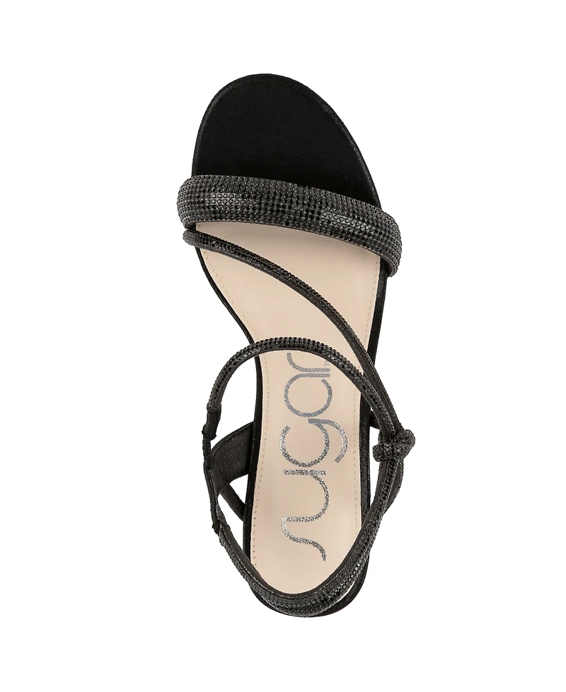 Sugar Women's Neeve Open Toe Rhinestone Dress Sandals