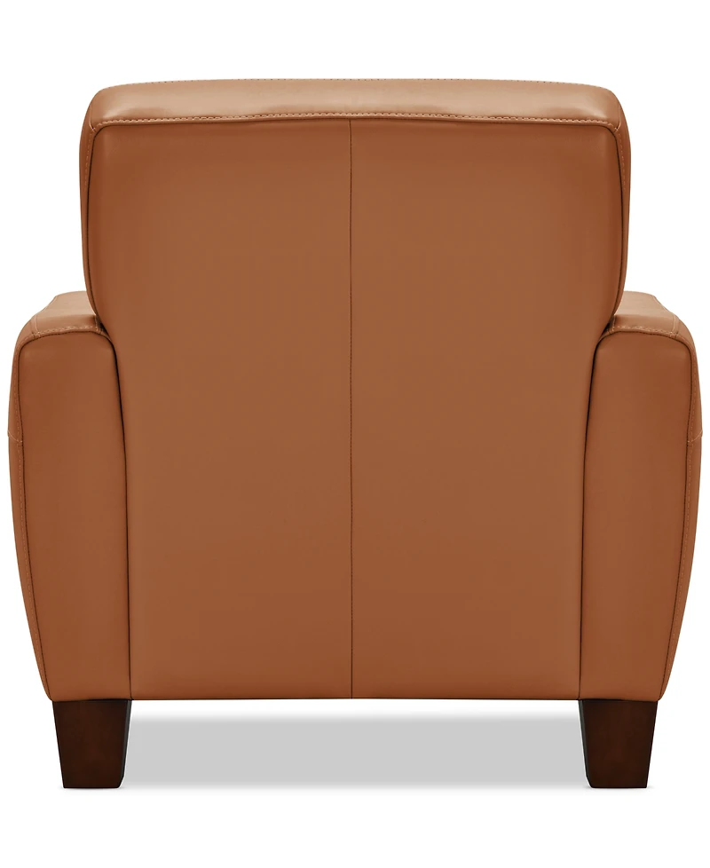 Galligher 36" Leather Chair, Created for Macy's