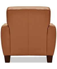Galligher 36" Leather Chair, Created for Macy's