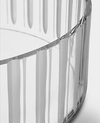 Orrefors 4'' Stripes Crystal Decor Bowl