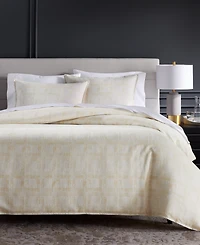 Closeout! Hotel Collection Stucco Plaid 3-Pc. Duvet Cover Set, Full/Queen, Exclusively at Macy's