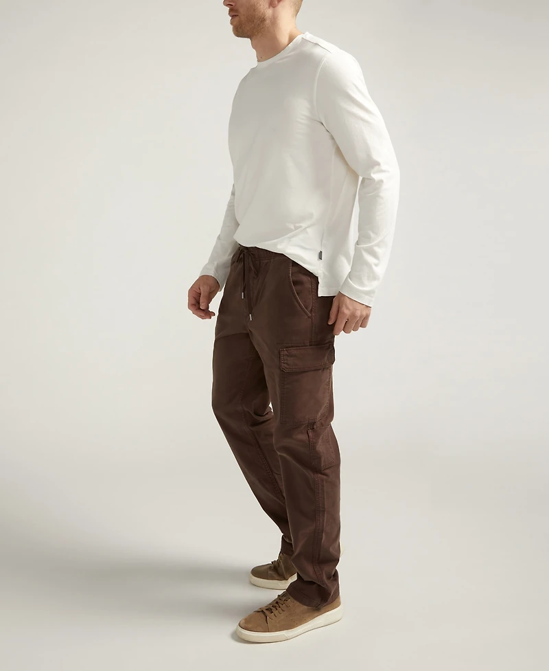 Silver Jeans Co. Men's Essential Twill Pull-On Cargo Pants