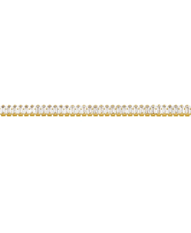 Michael Kors 14K Gold-Plated Brass Tennis Necklace