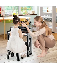Slickblue 37 Keys Music Piano with Microphone Kids Keyboard Detachable Stand