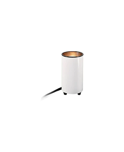 Pro Track Can Mini Uplighting Indoor Accent Spot-Light Plug-In Floor Plant Home Decorative Art Desk White Finish 6 1/2" High