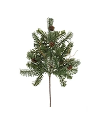 Set of 6 Realistic Artificial Pine Stems for Holiday Decorations