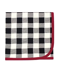 Touched by Nature Unisex Organic Cotton Swaddle Set with Optional Headband or Cap