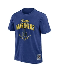 Fanatics Men's Royal Seattle Mariners Cooperstown Collection Washed T-Shirt