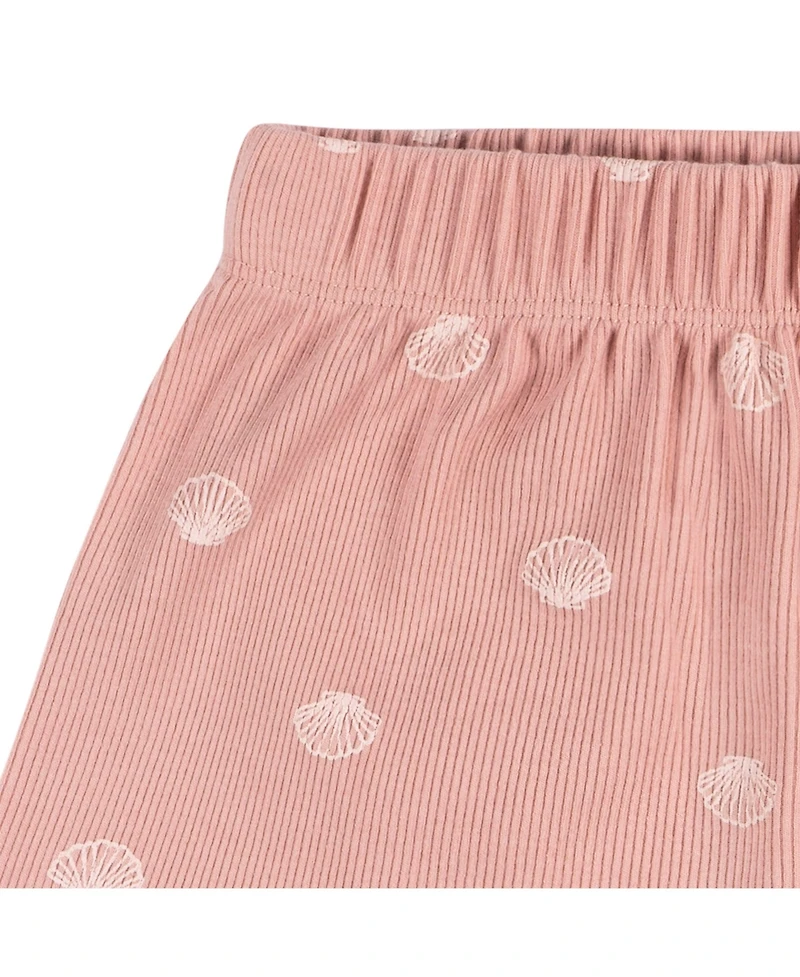 Gerber Baby Girls Shirt and Shorts Set, 2 Piece
