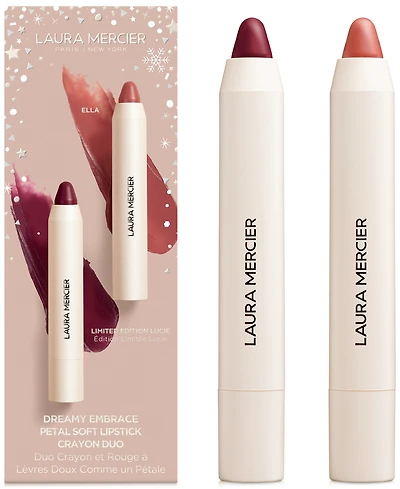 Laura Mercier 2-Pc. Dreamy Embrace Petal Soft Lipstick Crayon Set