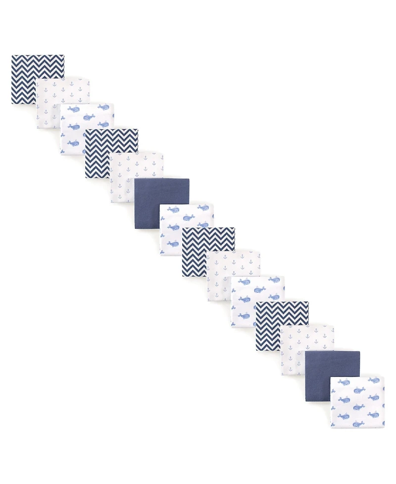 Hudson Baby Boys Cozy Cotton Flannel Swaddling Set