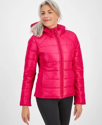 Id Ideology Women's Hooded Puffer Jacket