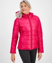Id Ideology Women's Hooded Puffer Jacket