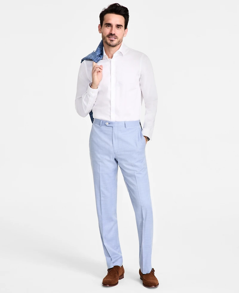 Michael Kors Men's Classic-Fit Sharkskin Dress Pants