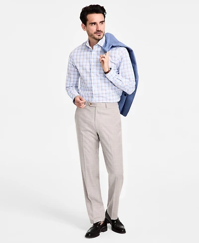 Michael Kors Men's Classic-Fit Sharkskin Dress Pants