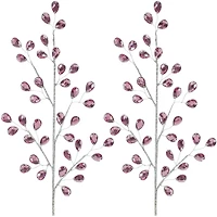 Slickblue Decorative Bead Spray for Floral Arrangements and Craft Projects (Set of 2)