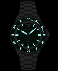 Emporio Armani Men's Sea Explorer Automatic Stainless Steel Bracelet Watch 42mm