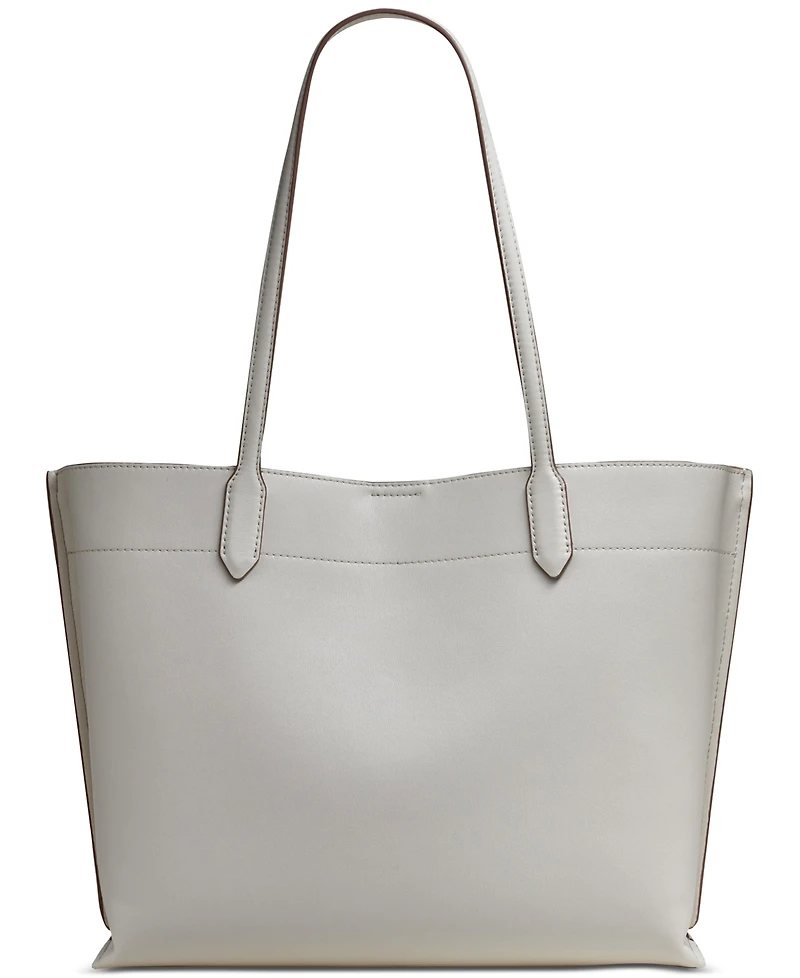 Donna Karan New York Bridgehampton Leather Turnlock Triple Compartment Tote