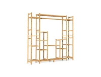 Slickblue 9-Tier Plant Stand with Hanging Rack The Ultimate Space-Saving Solution for Plant Lovers