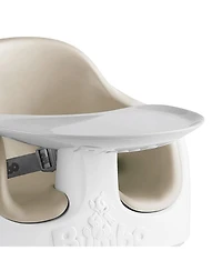 Bumbo Baby Toddler Adjustable 3-in-1 Booster Seat/High Chair and Tray, Taupe