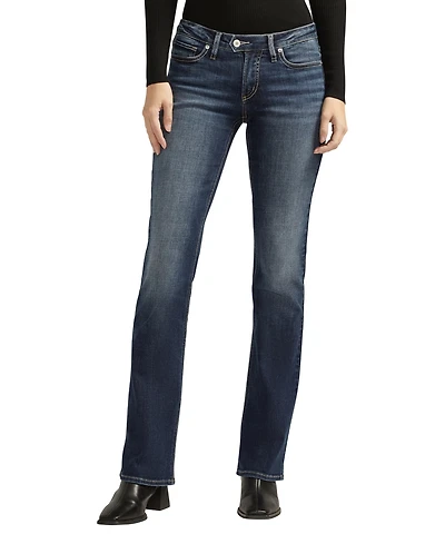 Silver Jeans Co. Women's Tuesday Low Rise Slim Bootcut Luxe Stretch