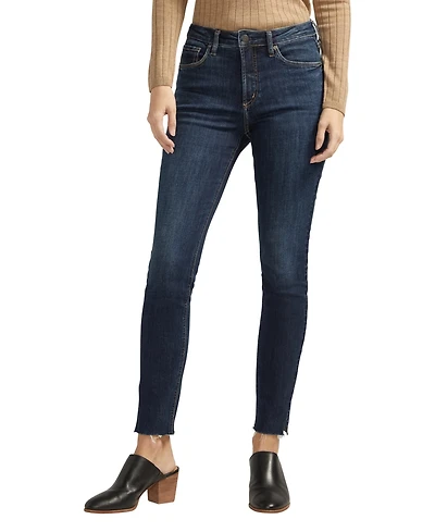 Silver Jeans Co. Women's Most Wanted Mid Rise Skinny Leg Jeans