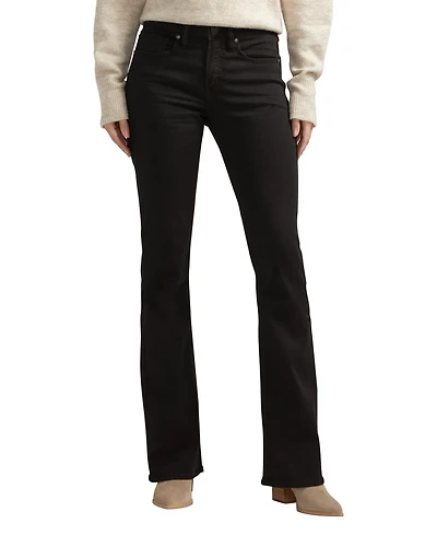 Silver Jeans Co. Women's Suki Mid Rise Curvy Fit Bootcut