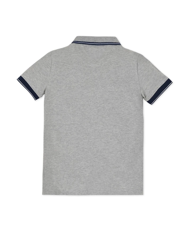 Hope & Henry Baby Boys Short Sleeve Knit Pique Polo Shirt