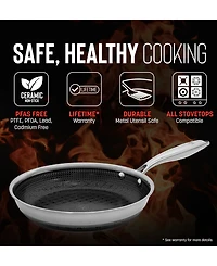 Hell's Kitchen Ceramic Hybrid Nonstick 9.5" Fry Pan