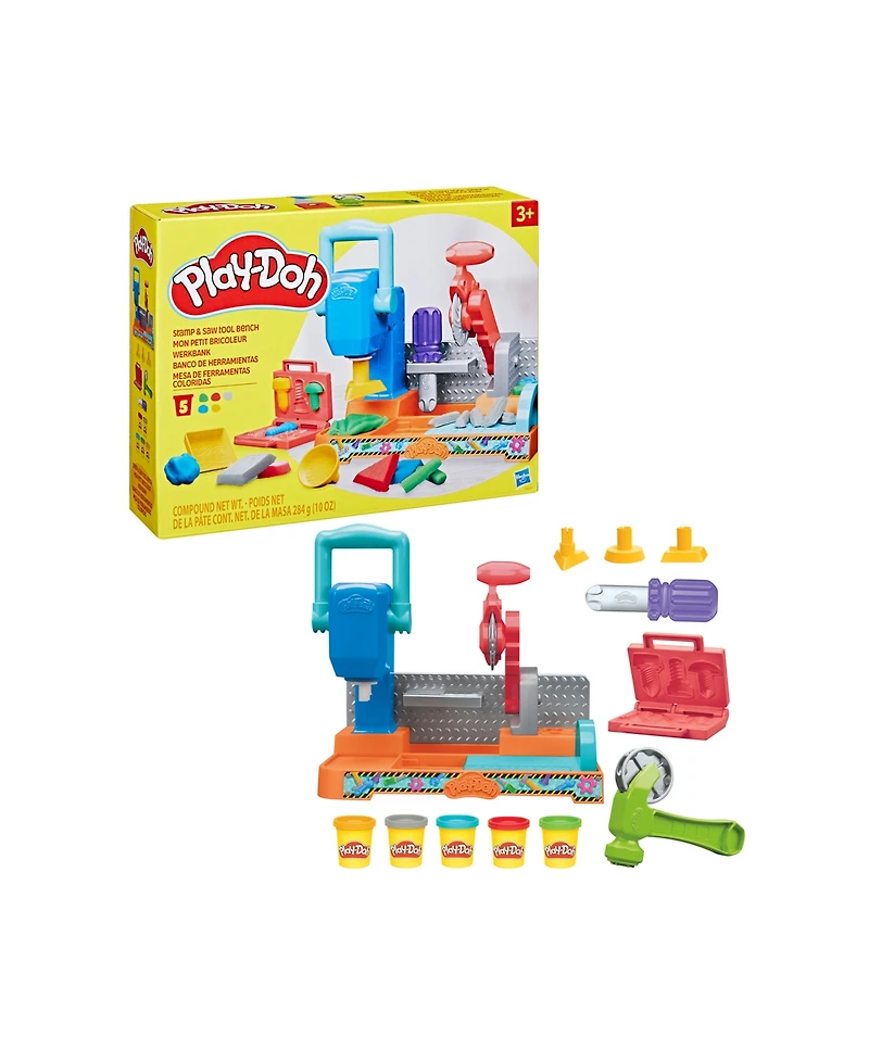 Play-Doh Stamp Saw Tool Bench