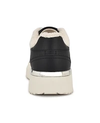 Nine West Women's Cuddly Lace-Up Casual Platform Sneakers
