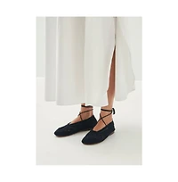 Alohas Women's Rosemary Crochet Ballet Flats