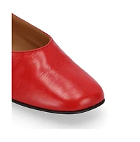 Alohas Women's Edie Leather Ballet Flats