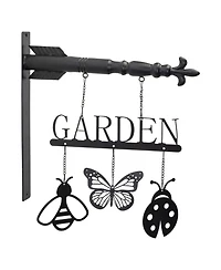 Slickblue Garden and Insect Sign – Whimsical Decor for Outdoor Spaces and Garden Enthusiasts