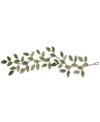 Slickblue Set of 2 Holly Leaf Garlands for Festive Decoration
