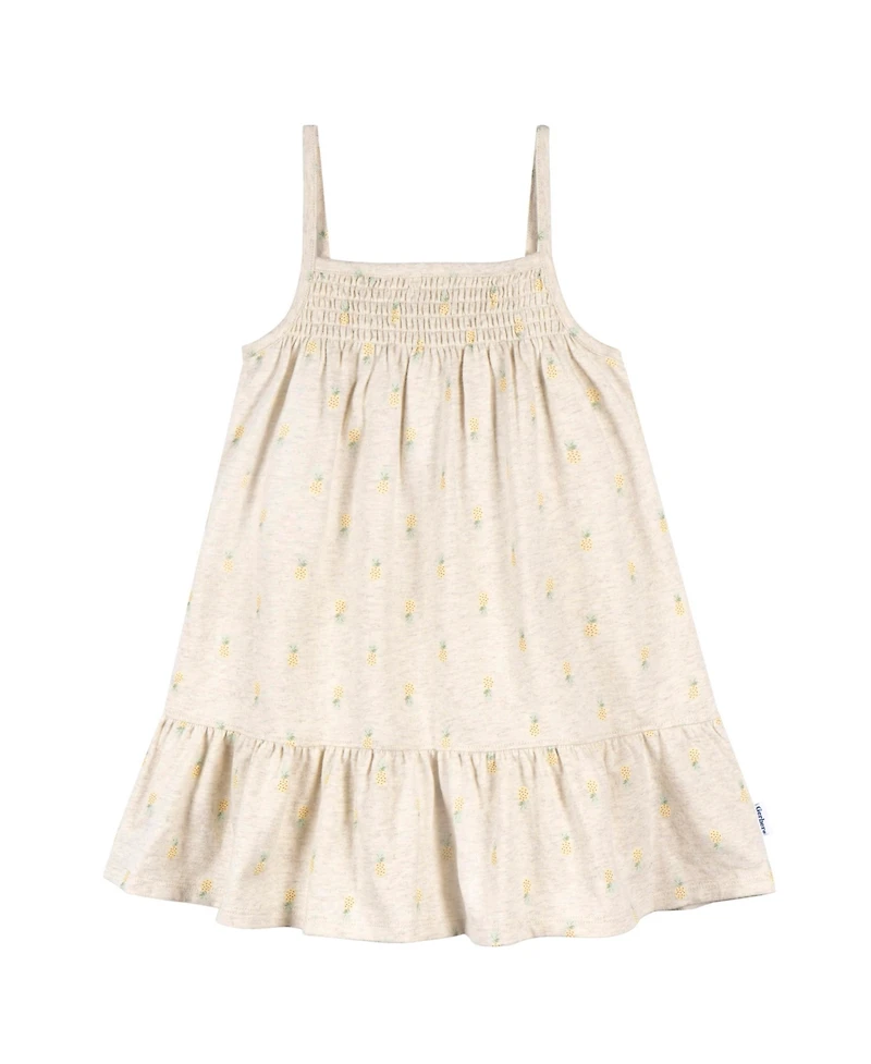 Toddler Girls Short Sleeve and Sleeveless Dress, 2 Pack