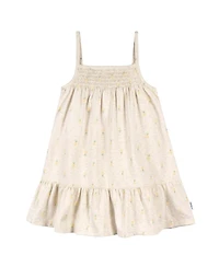 Toddler Girls Short Sleeve and Sleeveless Dress, 2 Pack