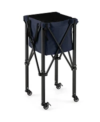 Skonyon Lightweight Foldable Tennis Ball Teaching Cart with Wheels and Removable Bag