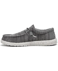 Hey Dude Men's Wally Stretch Sox Slip-On Casual Moccasin Sneakers from Finish Line
