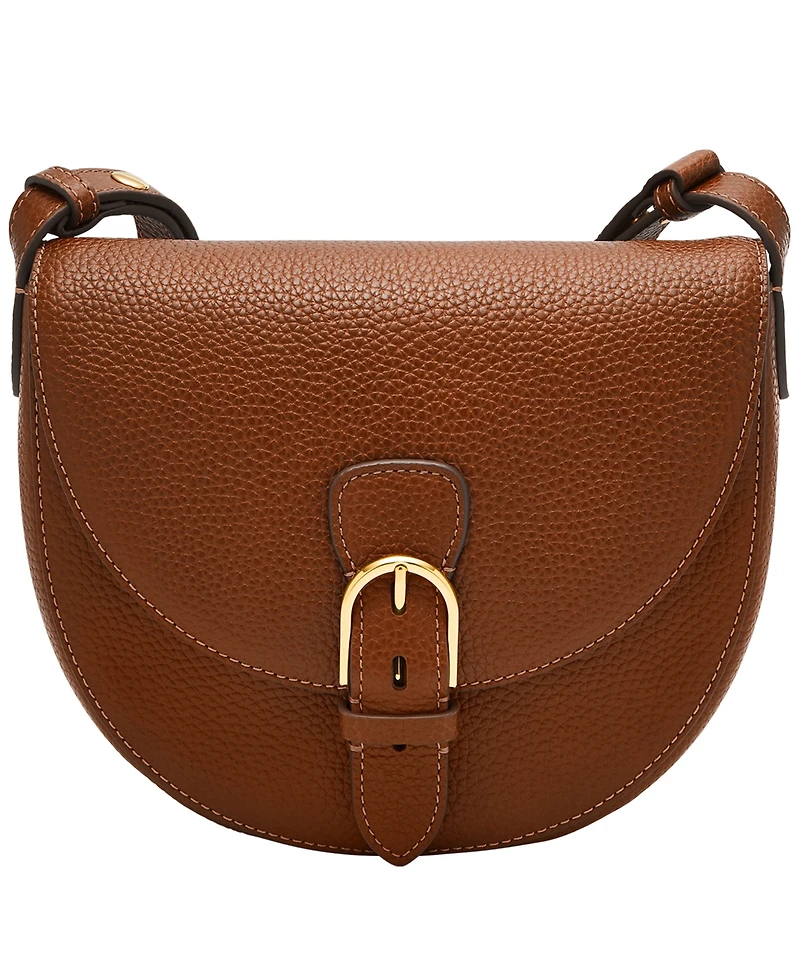 Fossil Everleigh Leather Small Flap Crossbody Bag