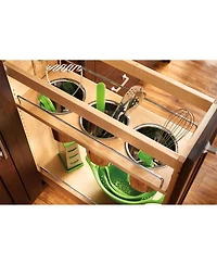 Rev-a-Shelf 8" Pull Out Kitchen Cabinet Organizer w/ Soft-Close, 448UT-BCSC8C