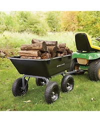 Gorilla Carts Poly Garden Dump Cart Camping Beach Wagon, 1200 Pound Capacity