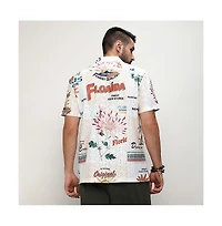 Men's Multicolour Retro Graphic Shirt