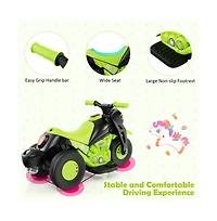6V Kids Electric Ride on Motorcycle with Bubble Maker and Music