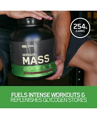 Optimum Nutrition, Serious Mass, Chocolate Peanut Butter, 6 lb, 8 Servings