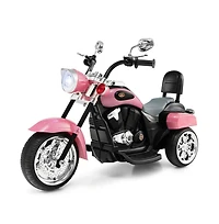 6V Powered Toddler 3-Wheel Motorbike Ride On Toy with Horn and Headlight