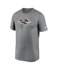 Nike Men's Heather Charcoal Baltimore Ravens