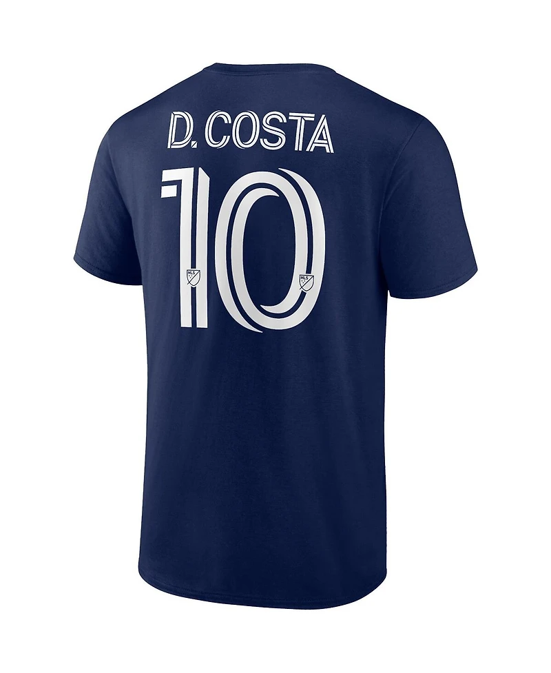 Fanatics Men's Douglas Costa Navy La Galaxy Authentic Stack Name Number T-Shirt