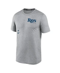Nike Men's Heather Charcoal Tampa Bay Rays Authentic Collection Early Work Tri-Blend Performance T-Shirt